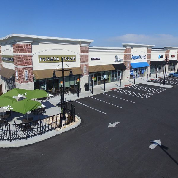 exterior of shopping plaza in Lebanon pa