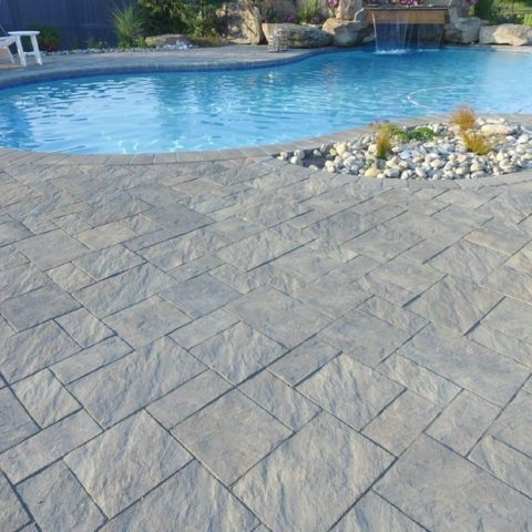 poolside pavers and pool by newline